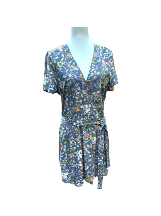 Unbranded Dresses & Skirts - Susina M 8/10 Feminine Floral Wrap Dress Soft Rayon Flowy Casual Style Brunch